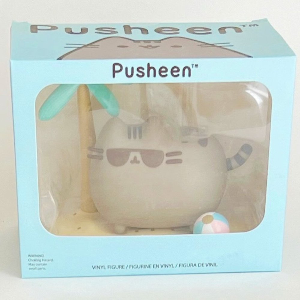 New in Box 2017 Pusheen the Cat Kawaii Vacation Beach Ball Vinyl Figure
